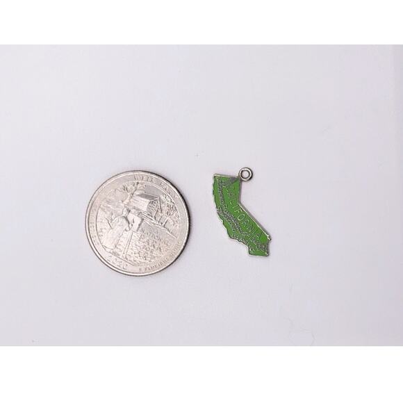 Vintage Forstner Sterling Silver & Enamel California State Charm - Picture 2 of 6